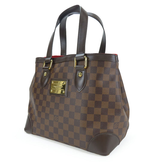 LOUIS VUITTON Tote Bag N51205 Damier Ebene HamsteadPM Women Used Authentic
