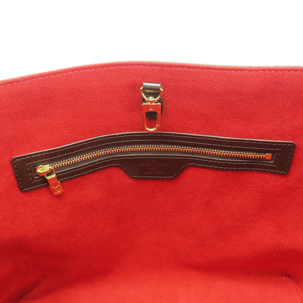 LOUIS VUITTON Tote Bag N51205 Damier Ebene HamsteadPM Women Used Authentic