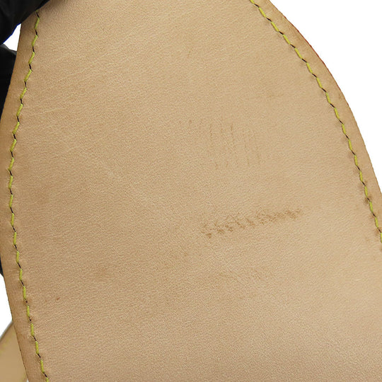 LOUIS VUITTON Tote Bag N42220 Damier Azur, Tanned Leather white Stresa PM Women Used Authentic