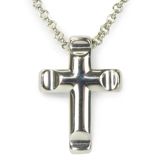 TIFFANY&Co. Necklace Silver925 Silver cross Women Used Authentic