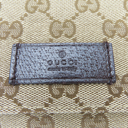 GUCCI Shoulder Bag 146236 GG canvas, leather beige unisex(Unisex) Used Authentic