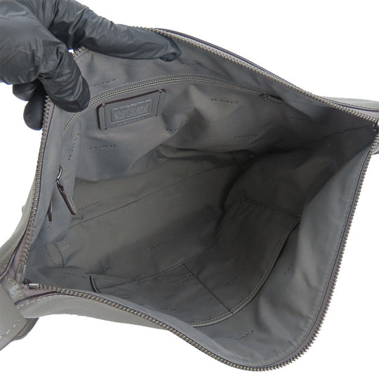 COACH Shoulder Bag 21378 leather gray