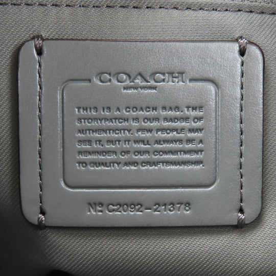 COACH Shoulder Bag 21378 leather gray