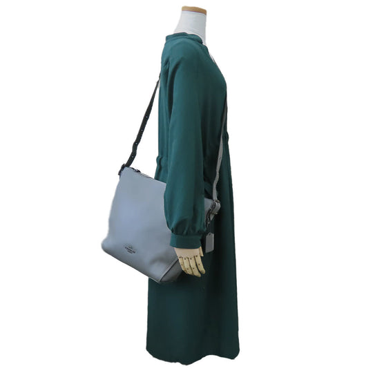 COACH Shoulder Bag 21378 leather gray