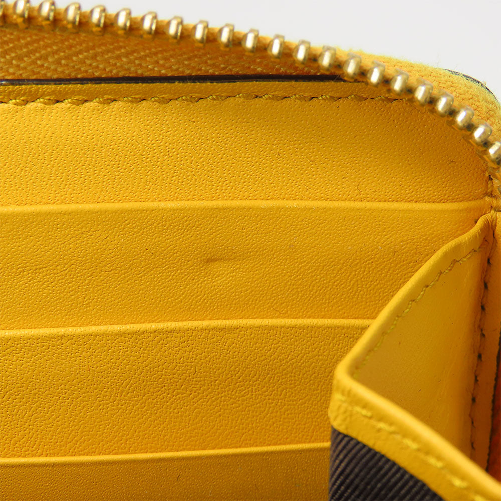 GUCCI Long Wallet Purse 506279 GG Supreme Canvas beige Women Used Authentic