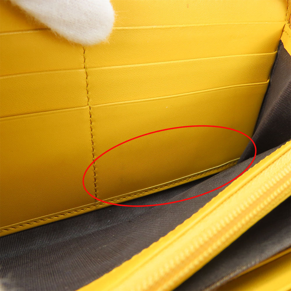 GUCCI Long Wallet Purse 506279 GG Supreme Canvas beige Women Used Authentic