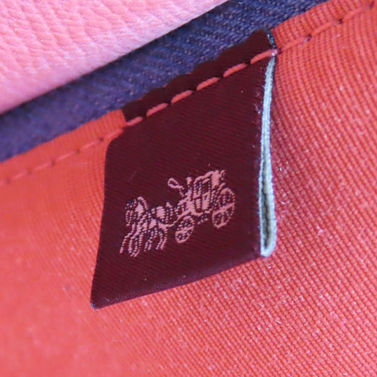 COACH Tote Bag 91140 Denim, Leather blue Women Used Authentic