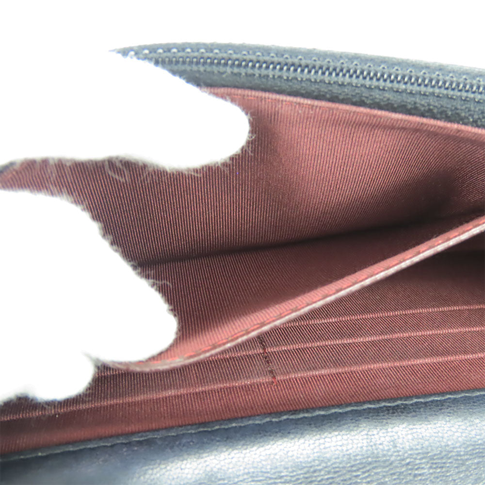 CHANEL Shoulder Bag lambskin black Matrasse Chain wallet Women Used Authentic