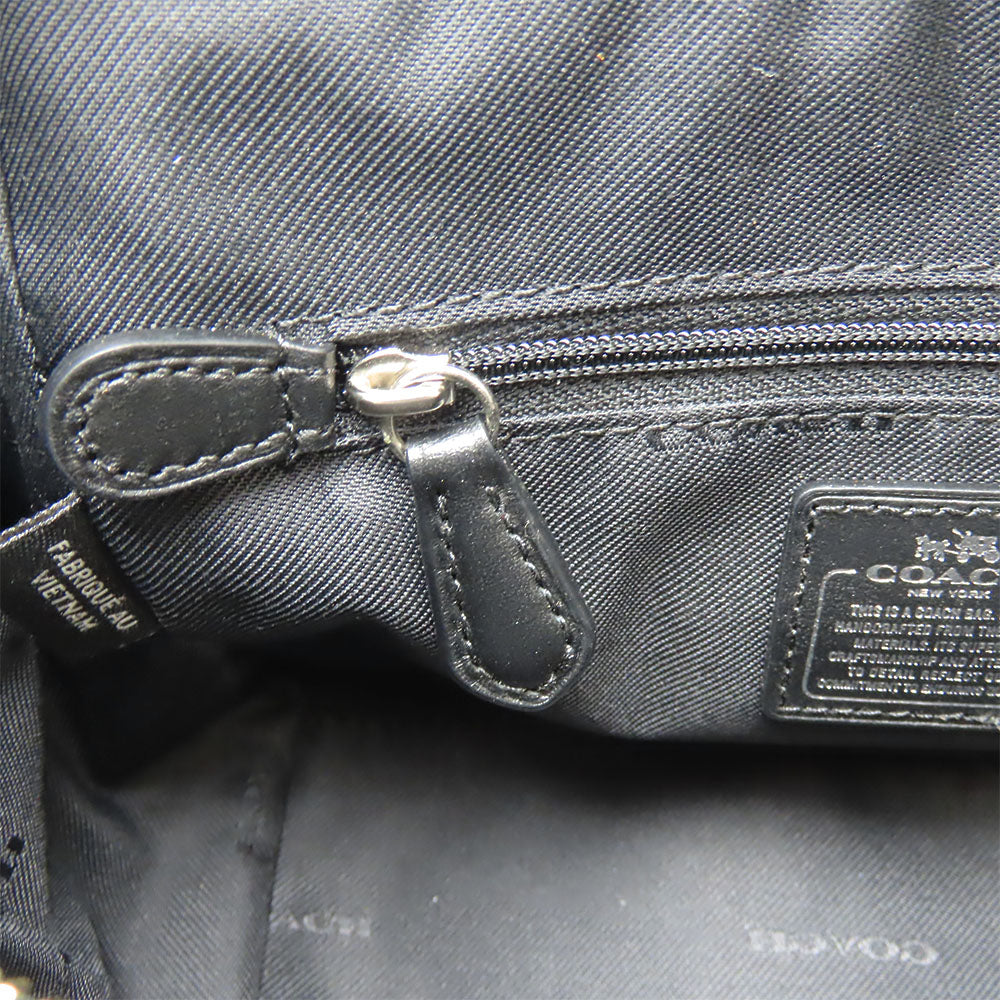 COACH Handbag 37444 leather black Swagger 21
