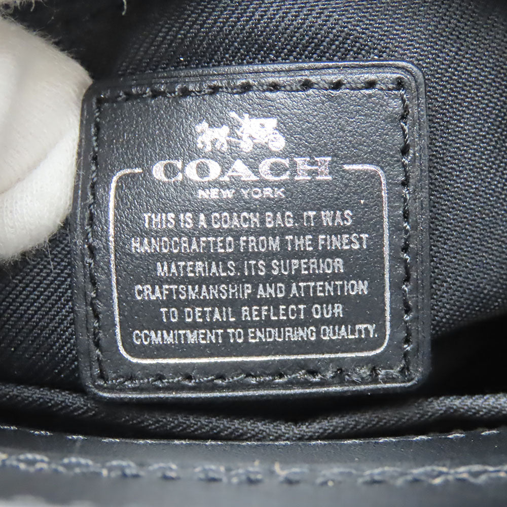 COACH Handbag 37444 leather black Swagger 21