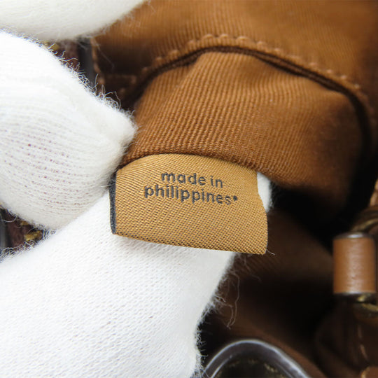 COACH Handbag F67027 PVC, Leather Brown Women Used Authentic