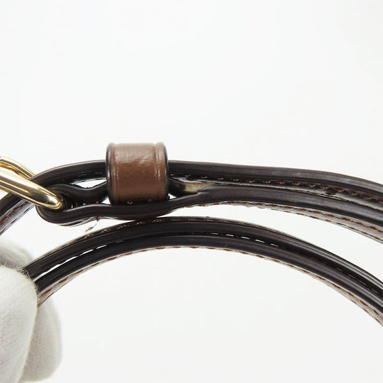 COACH Handbag F67027 PVC, Leather Brown Women Used Authentic