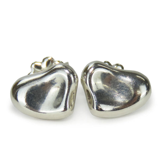 TIFFANY&Co. Pierce Silver925 Silver Full heart Women Used Authentic