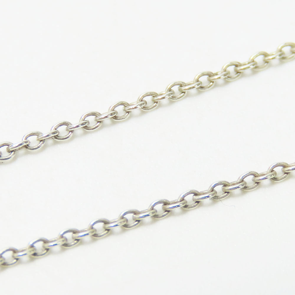 TIFFANY&Co. Necklace Silver925 Silver letter m Women Used Authentic