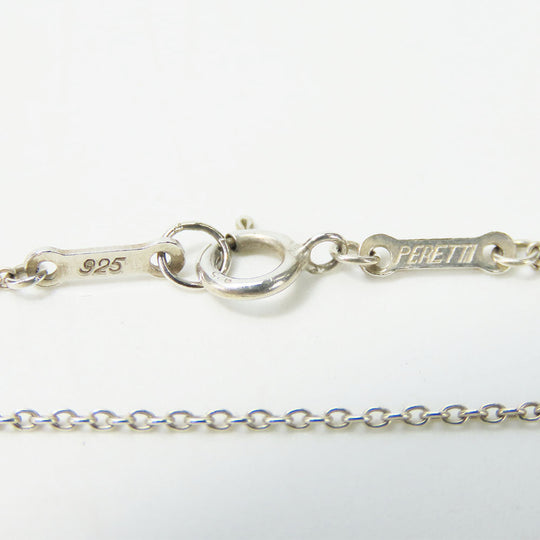 TIFFANY&Co. Necklace Silver925 Silver letter m Women Used Authentic