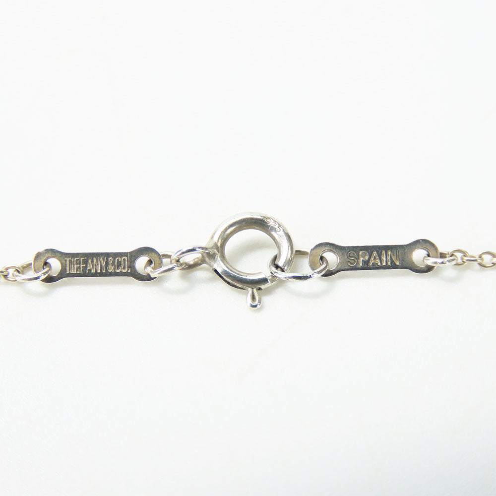 TIFFANY&Co. Necklace Silver925 Silver letter m Women Used Authentic