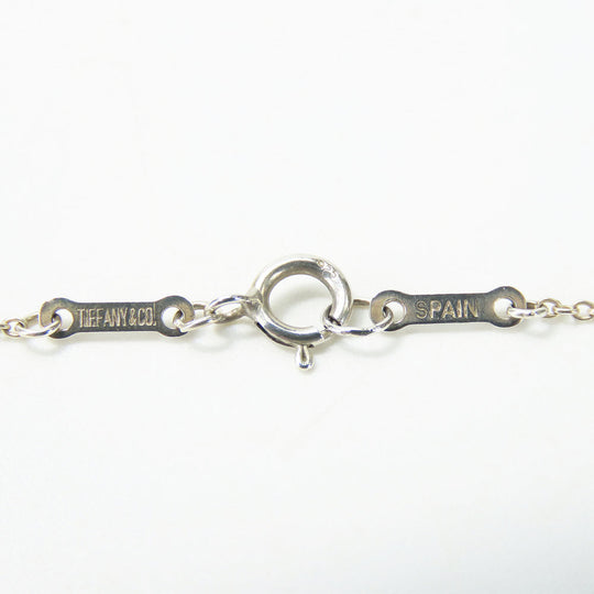 TIFFANY&Co. Necklace Silver925 Silver letter m Women Used Authentic