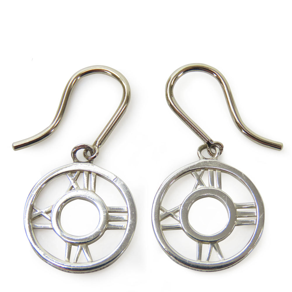 TIFFANY&Co. Pierce Silver925 Silver Atlas Open Medallion Women Used Authentic