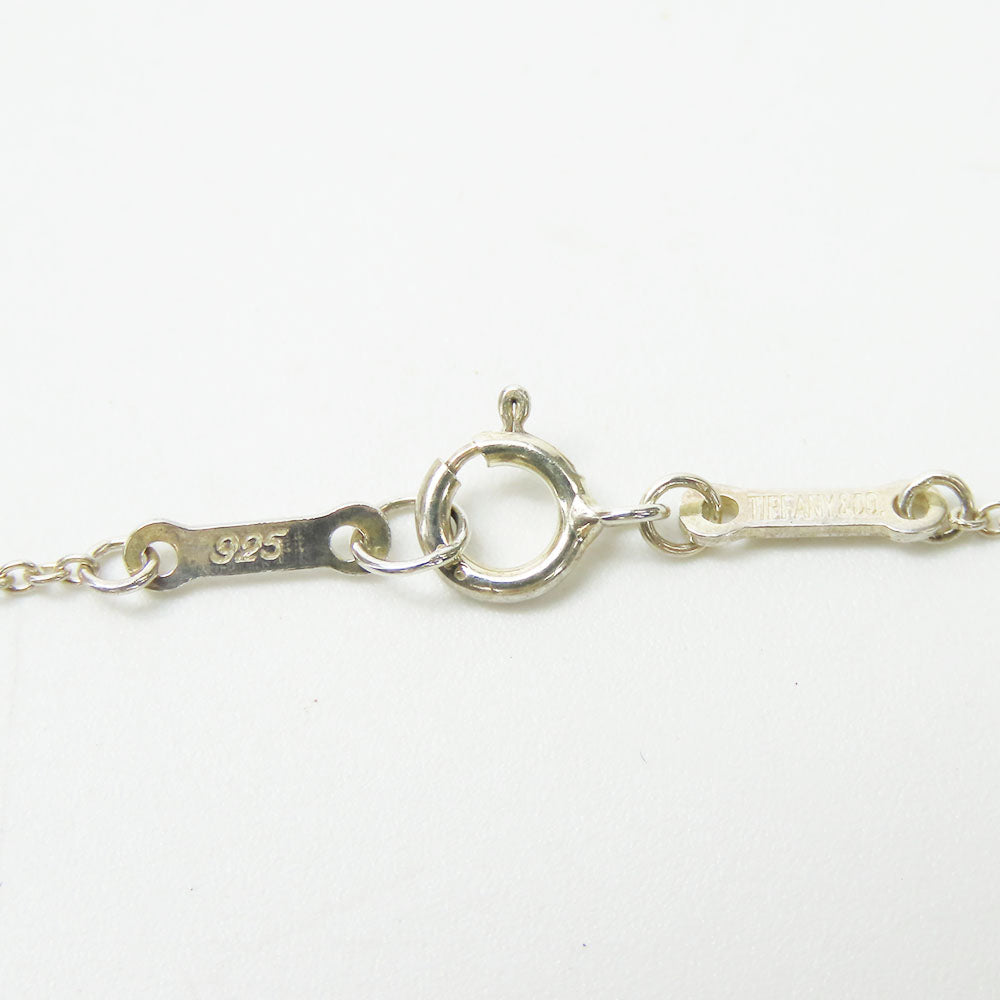 TIFFANY&Co. Necklace Silver925 Silver Curved heart Women Used Authentic