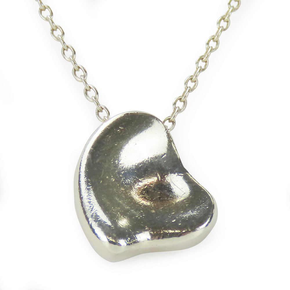 TIFFANY&Co. Necklace Silver925 Silver Full heart Women Used Authentic