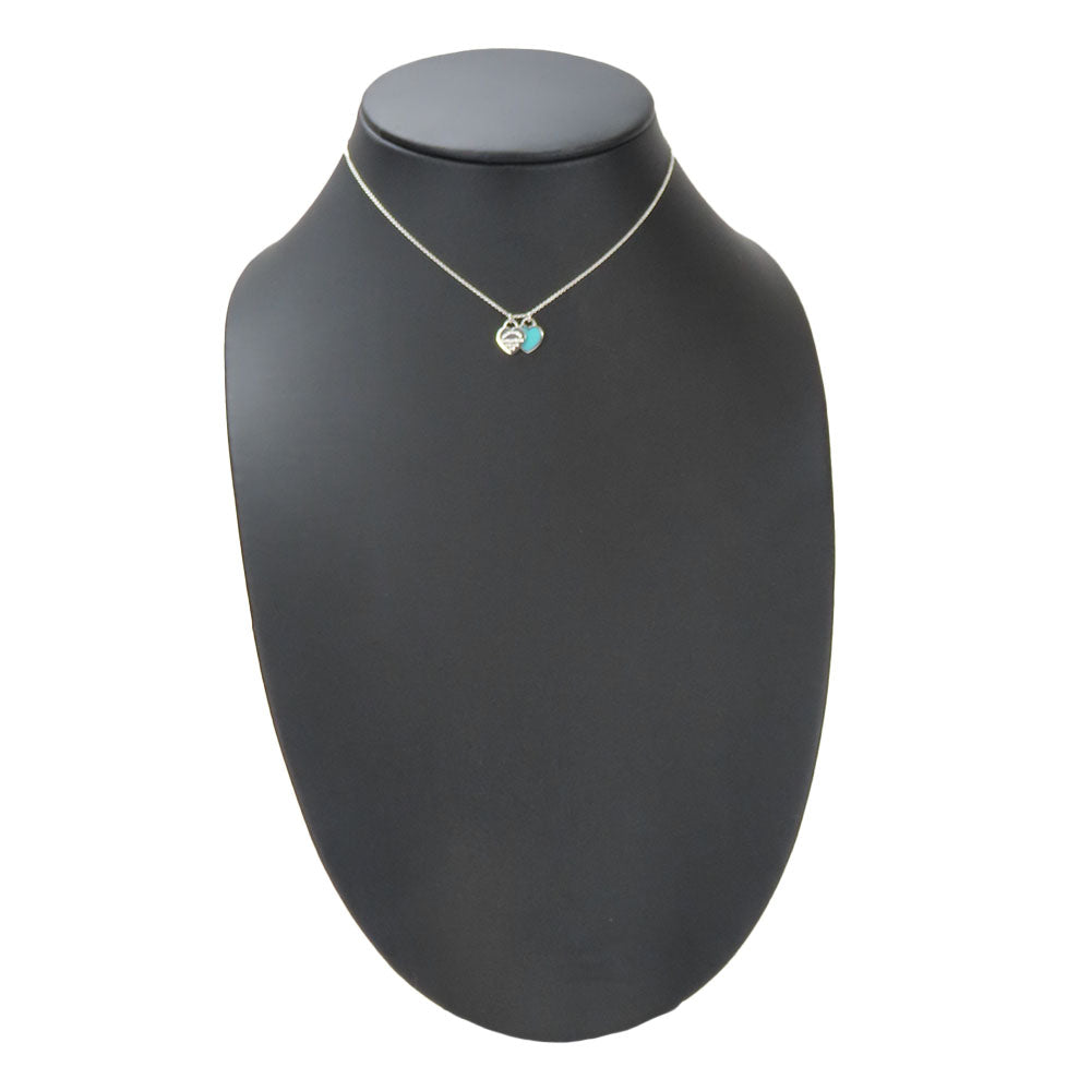 TIFFANY&Co. Necklace Silver925, enamel Silver Return to heart Women Used Authentic