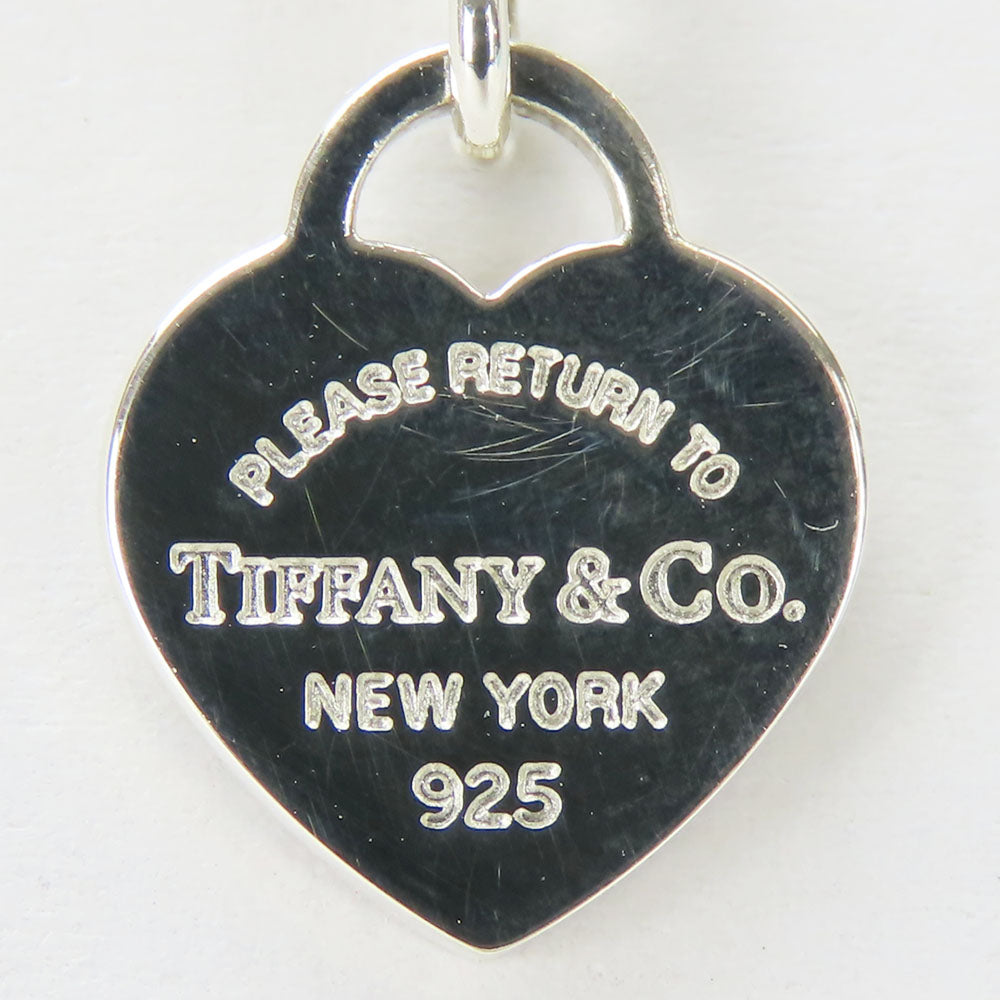 TIFFANY&Co. Necklace Silver925, enamel Silver Return to heart Women Used Authentic