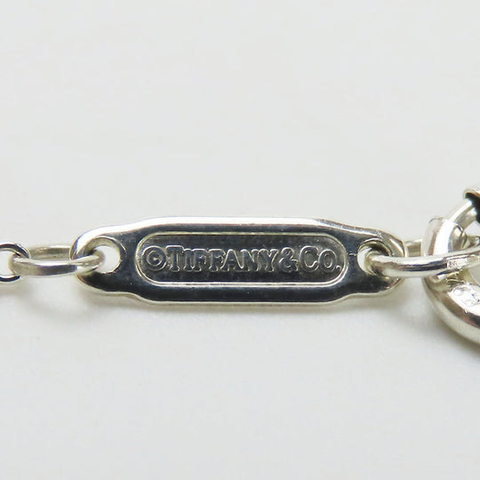 TIFFANY&Co. Necklace Silver925, enamel Silver Return to heart Women Used Authentic