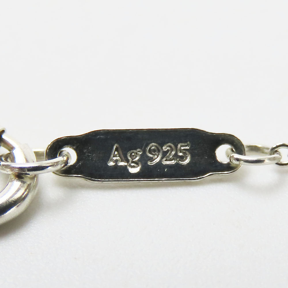 TIFFANY&Co. Necklace Silver925, enamel Silver Return to heart Women Used Authentic