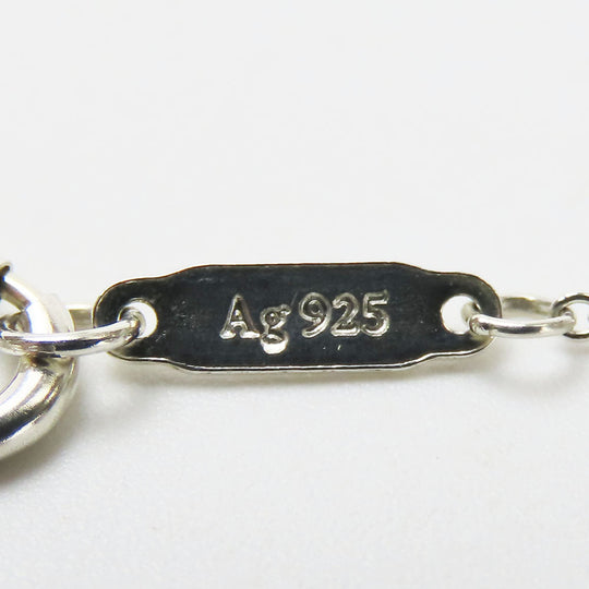 TIFFANY&Co. Necklace Silver925, enamel Silver Return to heart Women Used Authentic