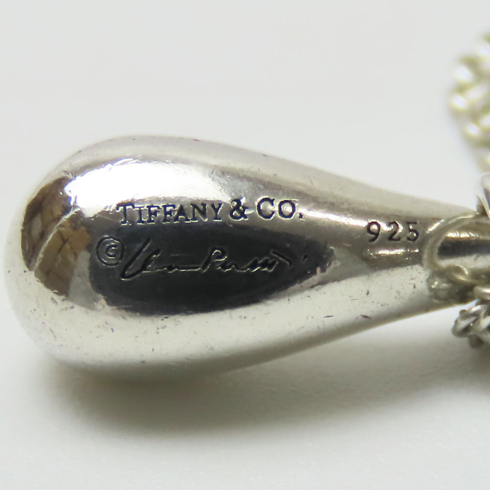 TIFFANY&Co. Necklace Silver925 Silver teardrop Women Used Authentic