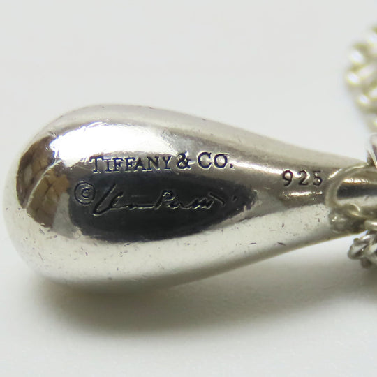 TIFFANY&Co. Necklace Silver925 Silver teardrop Women Used Authentic