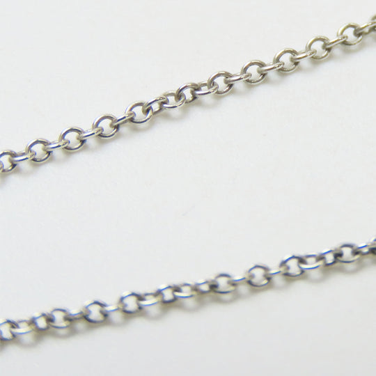 TIFFANY&Co. Necklace Silver925 Silver teardrop Women Used Authentic