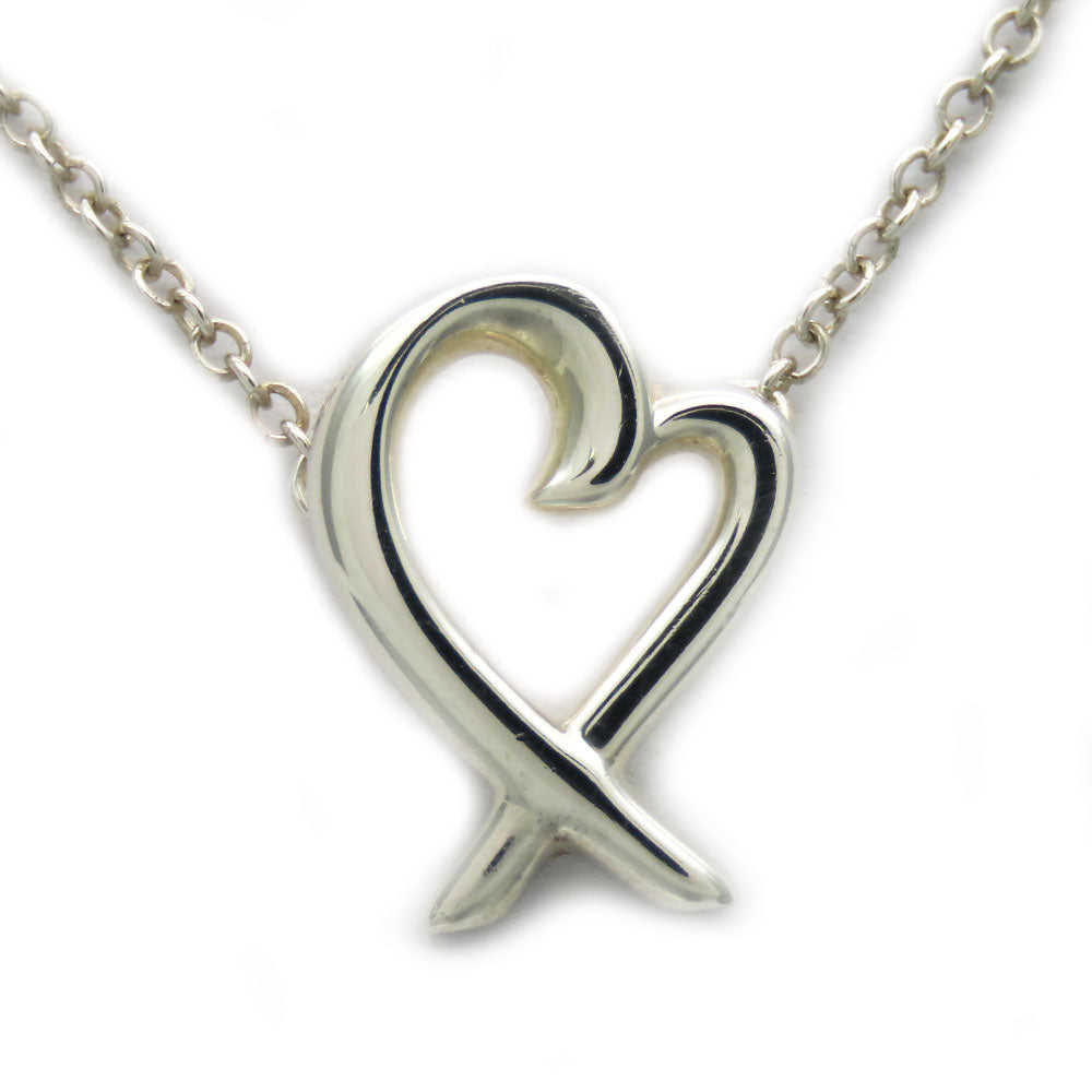 TIFFANY&Co. Necklace Silver925 Silver Mini Loving Heart Women Used Authentic