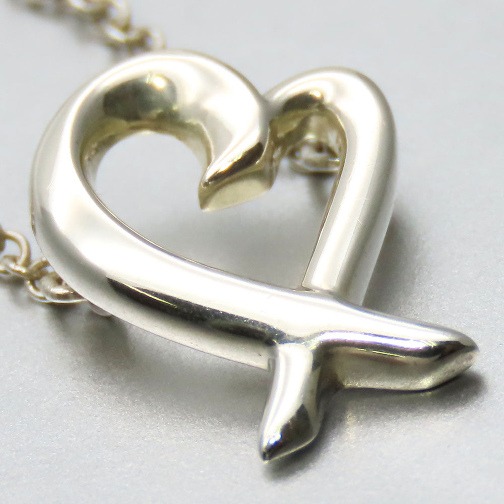 TIFFANY&Co. Necklace Silver925 Silver Mini Loving Heart Women Used Authentic