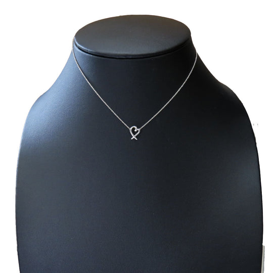 TIFFANY&Co. Necklace Silver925 Silver Mini Loving Heart Women Used Authentic