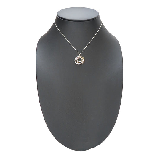 TIFFANY&Co. Necklace Silver925 Silver 1837 triple interlocking