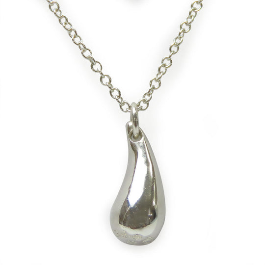 TIFFANY&Co. Necklace Silver925 Silver teardrop Women Used Authentic