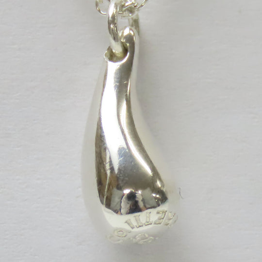 TIFFANY&Co. Necklace Silver925 Silver teardrop Women Used Authentic