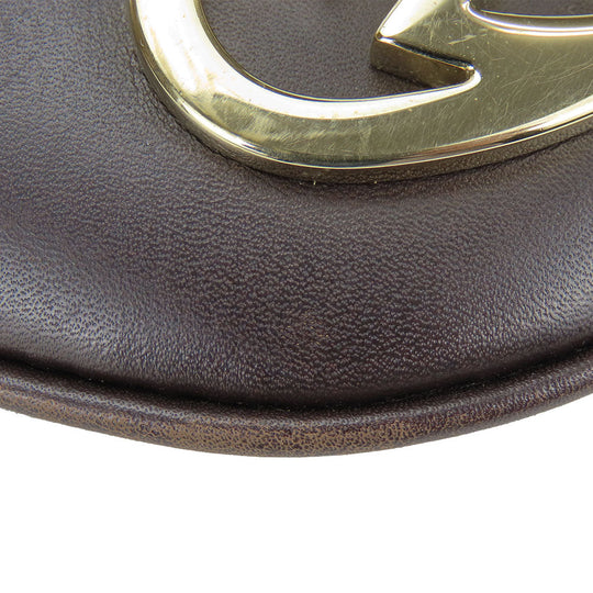 GUCCI Shoulder Bag 257072 GG canvas, leather beige Lovely heart Women Used Authentic