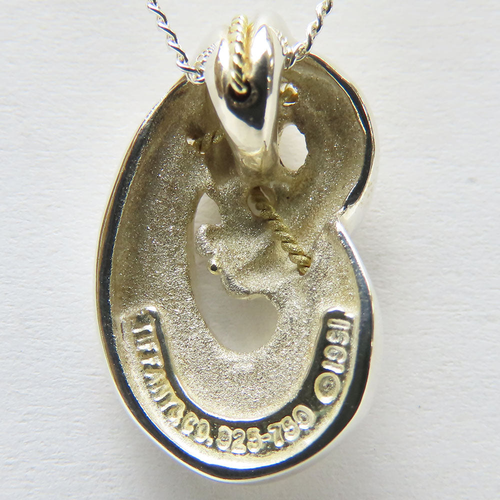TIFFANY&Co. Necklace Silver925, K18 Yellow Gold Silver twisted knot rope Women Used Authentic