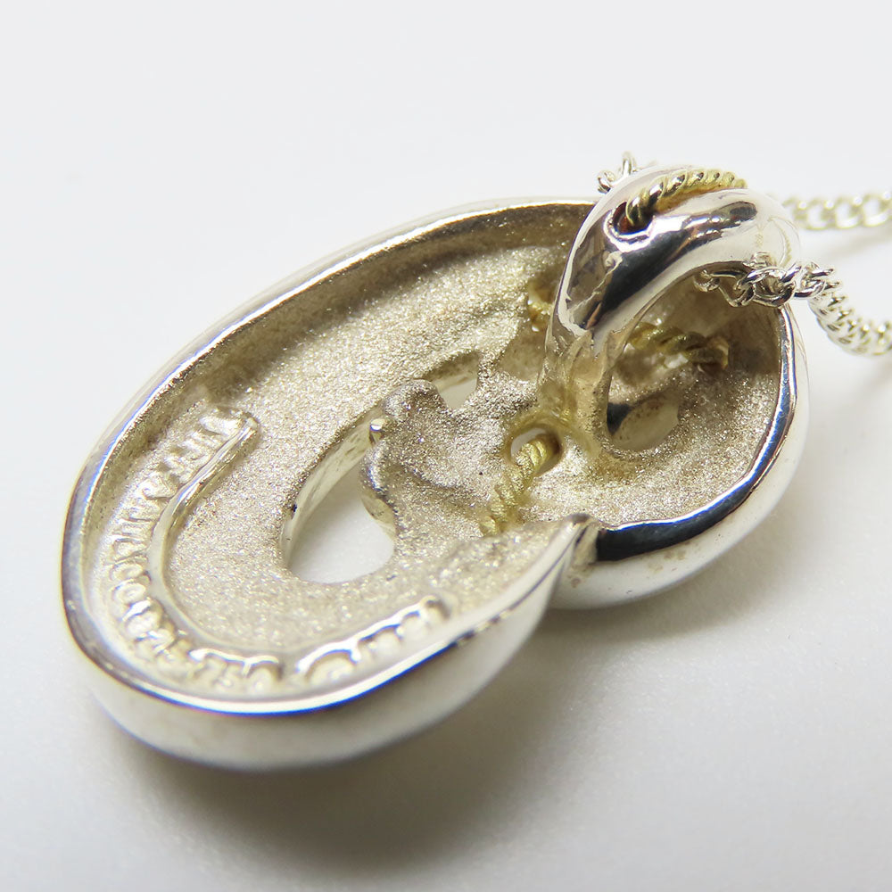 TIFFANY&Co. Necklace Silver925, K18 Yellow Gold Silver twisted knot rope Women Used Authentic