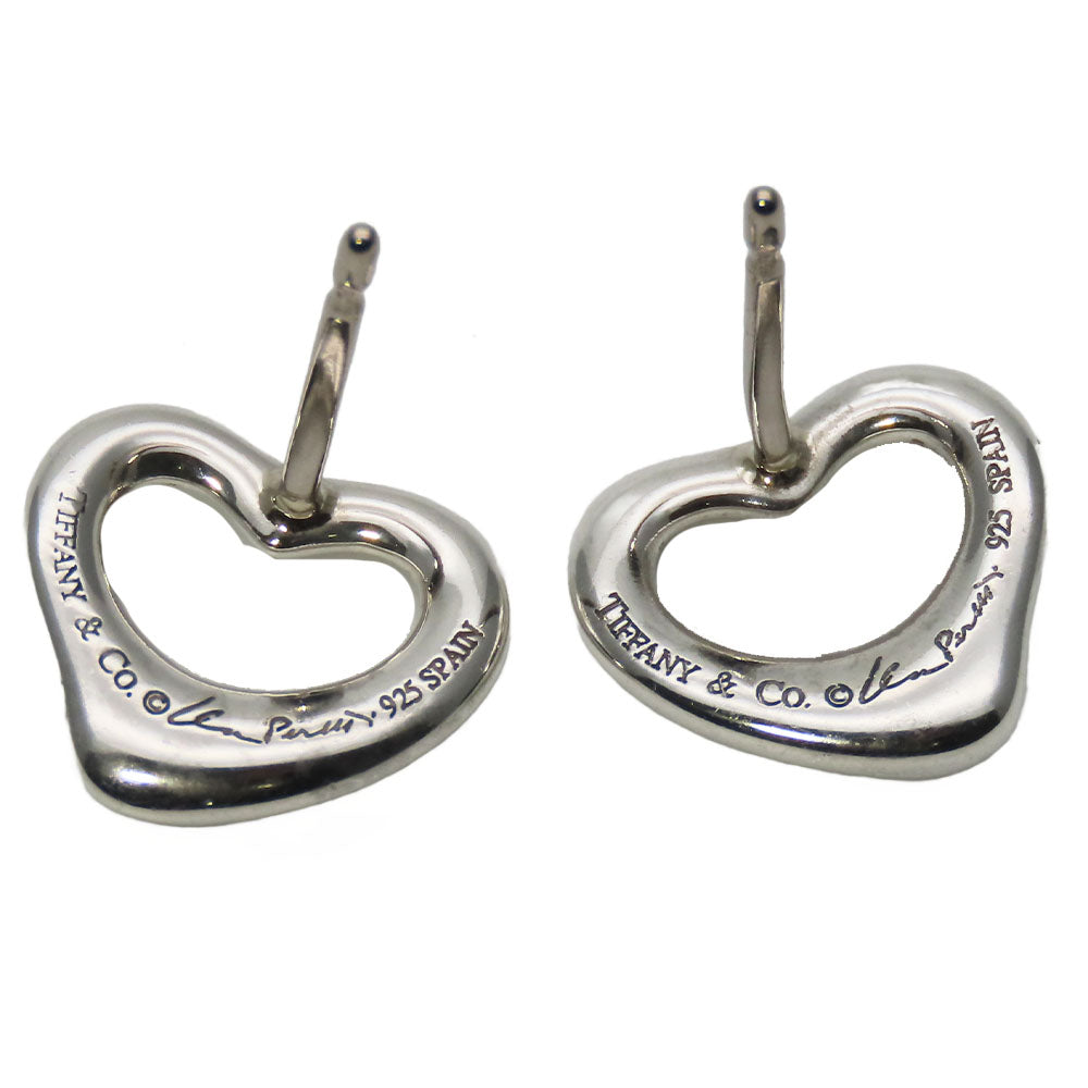 TIFFANY&Co. Pierce Silver925 Silver Open heart Women Used Authentic