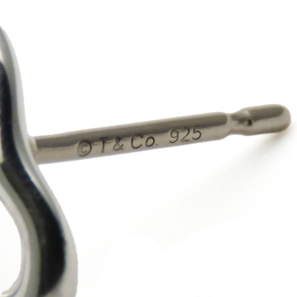 TIFFANY&Co. Pierce Silver925 Silver Open heart Women Used Authentic
