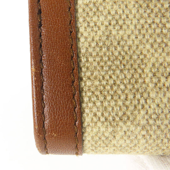 GUCCI Key case Key holder  282432 GG Canvas, Calfskin beige Interlocking Women Used Authentic