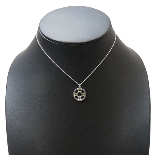 TIFFANY&Co. Necklace Silver925 Silver Atlas Open Medallion Women Used Authentic