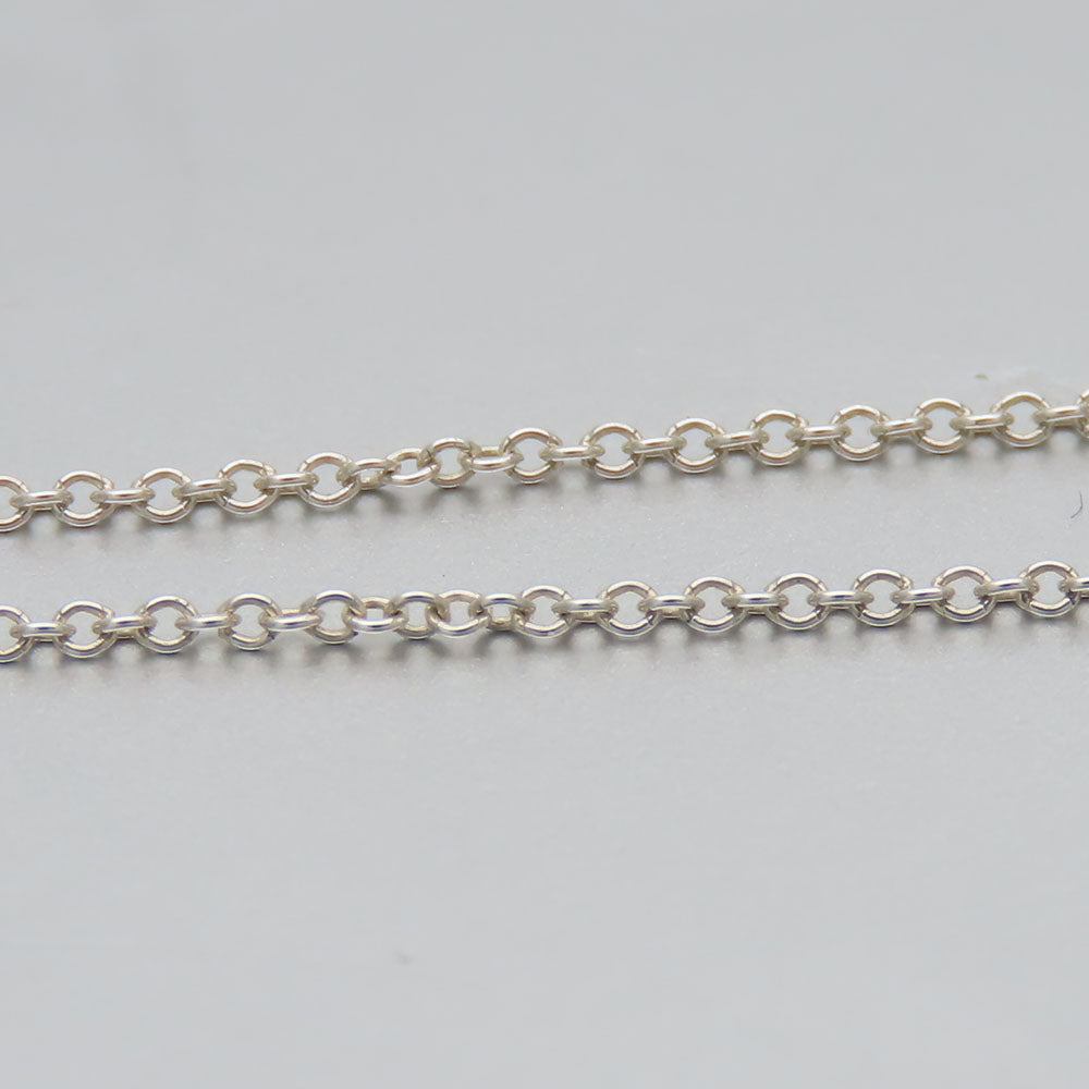 TIFFANY&Co. Necklace Silver925 Silver Atlas Open Medallion Women Used Authentic