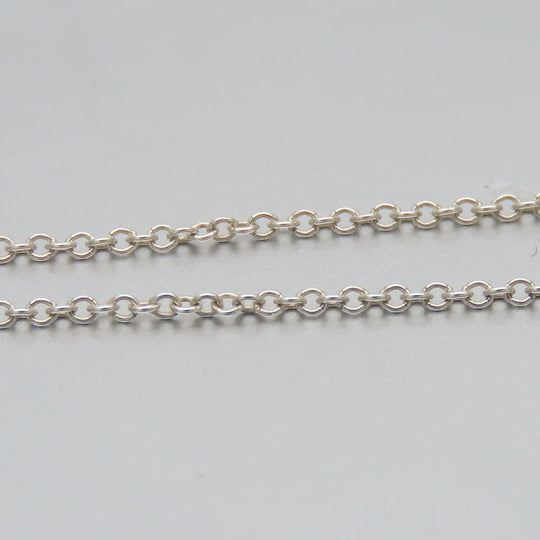 TIFFANY&Co. Necklace Silver925 Silver Atlas Open Medallion Women Used Authentic