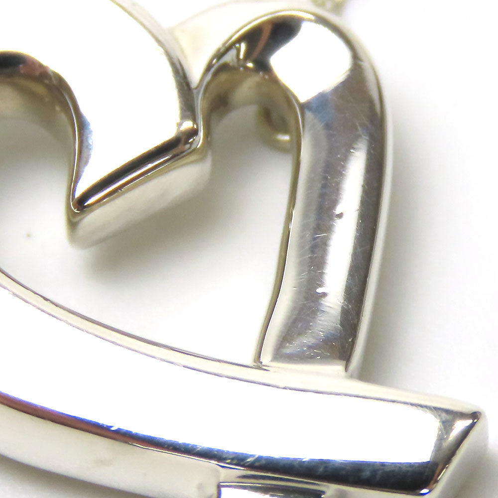TIFFANY&Co. Necklace Silver925 Silver Loving heart Women Used Authentic