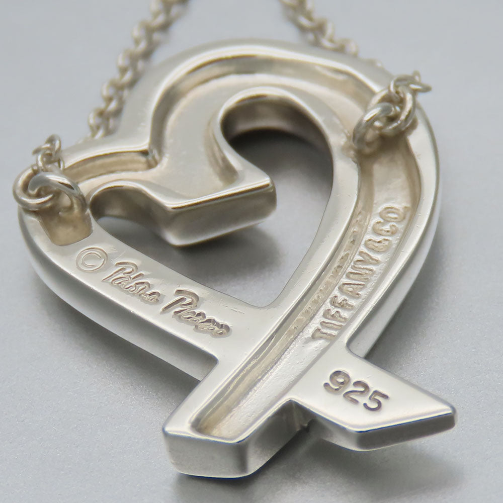 TIFFANY&Co. Necklace Silver925 Silver Loving heart Women Used Authentic