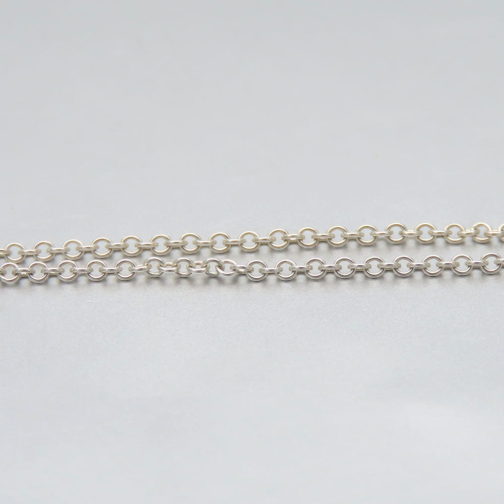 TIFFANY&Co. Necklace Silver925 Silver Loving heart Women Used Authentic
